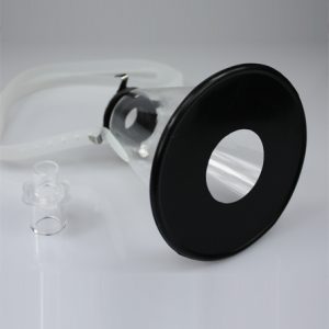 Anaesthetic Facemask, w/rubber diaphram opening Ø 4,5 cm, w/neckstrap, L
